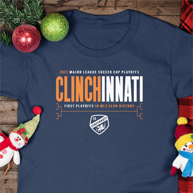 Clinchinnati 2022 Major League Soccer Cup Playoffs First Playoffs In Mls Club History Long Sleeve Shirt