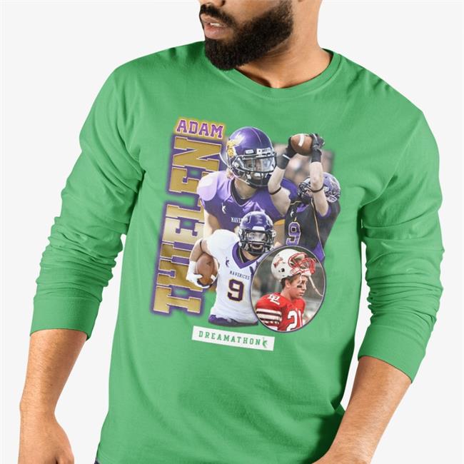 Minnesota Vikings Jjets Wearing Adam Thielen Home Town Hero Hoodie