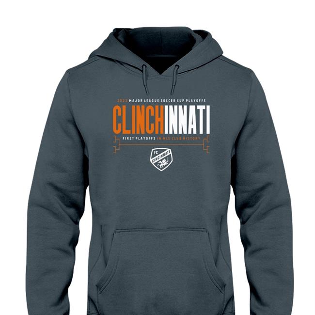 Navy 2022 Major League Soccer Cup Playoffs Clinchinnati First Playoffs In Mls Club History Shirt Alvas Powell