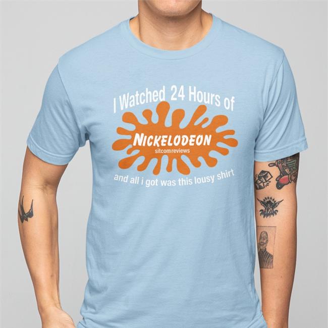 Quinton Reviews I Watched 24 Hours Of Nickelodeon Sitcom Reviews And All I Got Was This Lousy Shirt Shirt Pixel Empire Store
