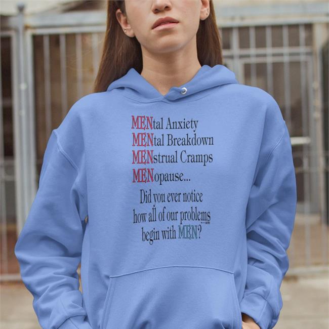 Strangethrift Weird Thrift Store Shirts Mental Anxiety Mental Breakdown Menstrual Cramps Menopause Shirt