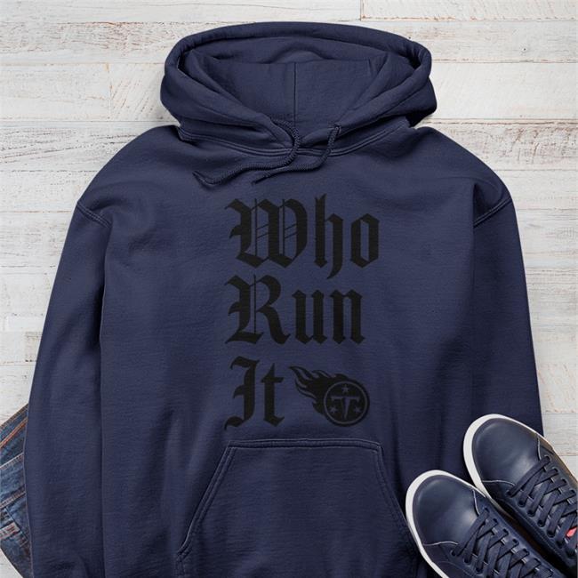 Starter Titans Three 6 Mafia Who Run It Sweatshirt Tennessee Titans Shop