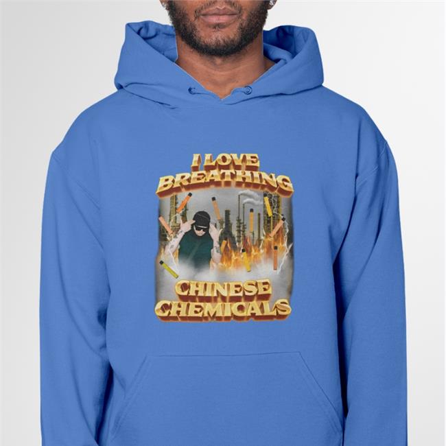 Swag Stimulus Swagstimulus Merch I Love Breathing Chinese Chemicals Shirt