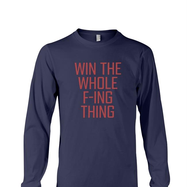 Zack Meisel Win The Whole F-Ing Thing Tee White ZackMeisel