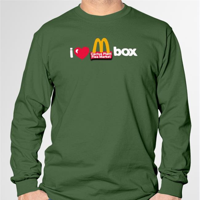 Mcdonald's I Love M Cactus Plant Flea Market Box Hoodie