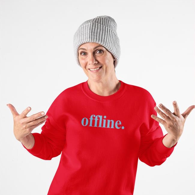 Washed Media Store Offline Hooded Sweatshirt David Ruff