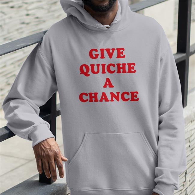 Grey Give Quiche A Chance Shirt Arnold Rimmer