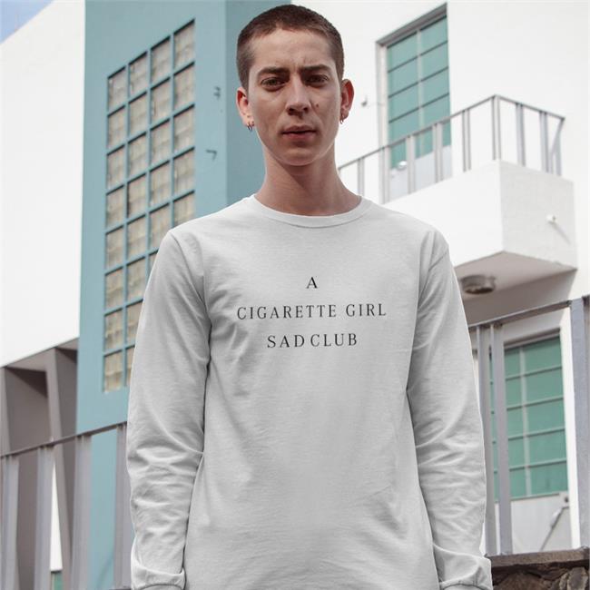 Goodshirts A Cigarette Girl Sad Club Shirt