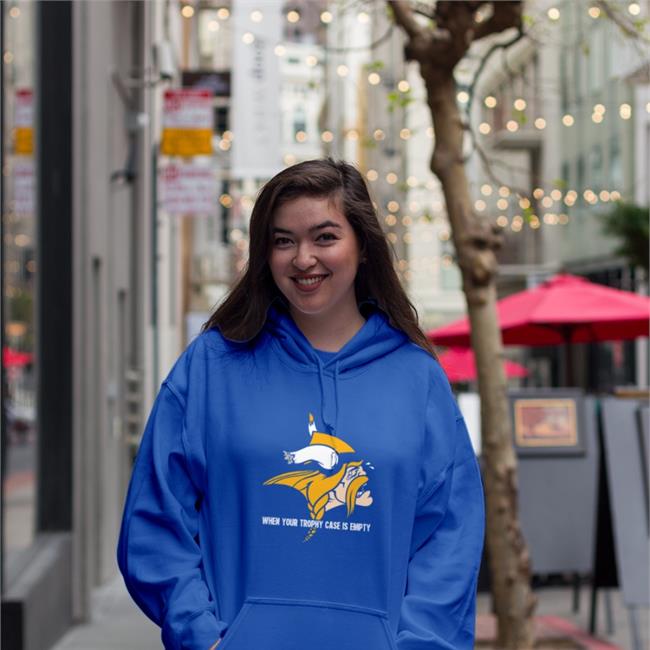 Aaron Nagler When Your Trophy Case Is Empty Crewneck Sweatshirt Cheeseheadtv
