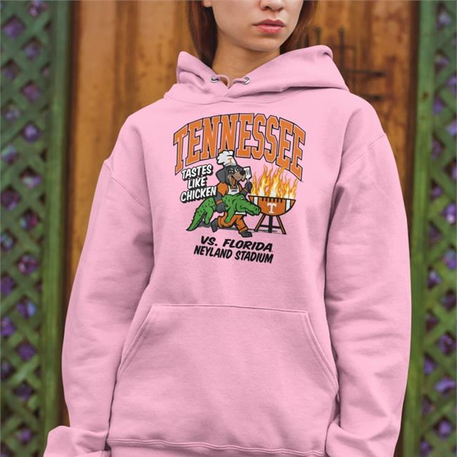 Volshop Tennessee Tastes Like Chicken Vs Florida Neyland Stadium Shirt Utvolshop