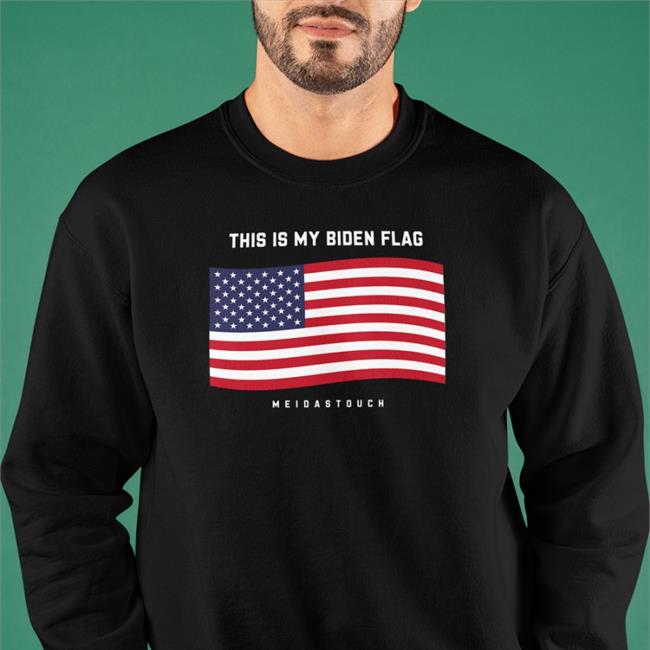 Meidastouch Merch This Is My Biden Flag Tee Shirt