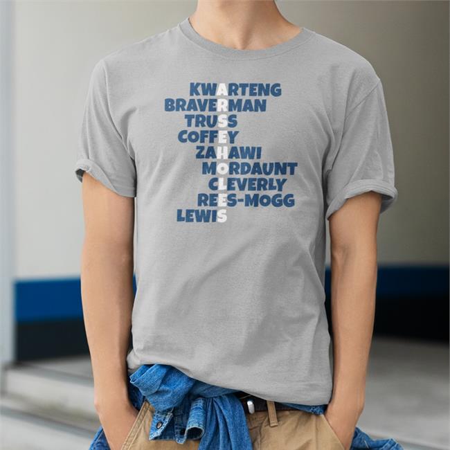 Arseholes Kwarteng Braverman Truss Coffey Zahawi Mordaunt Cleverly Ress-Mogg Lewis Sweatshirts Dave Kitching
