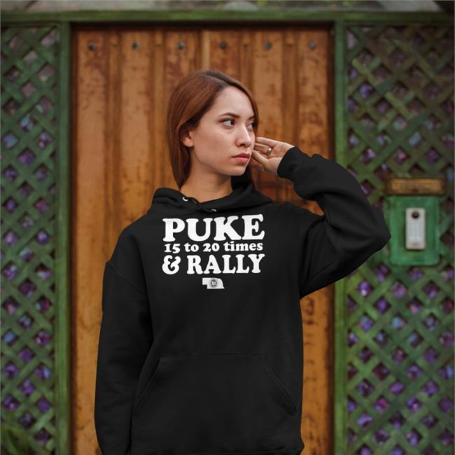 Triple B BBB Printing Store Puke 15 To 20 Times & Rally Shirt
