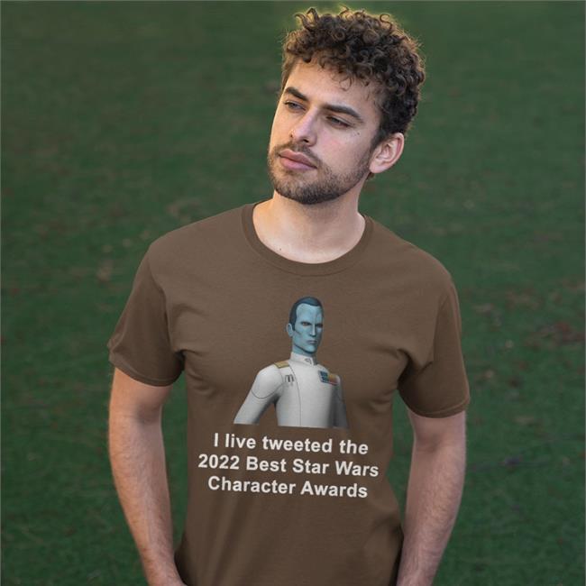 Thrawn I Live Tweeted The 2022 Best Star Wars Character Awards T-Shirt Satin