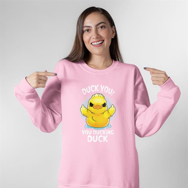 Qwertee Store Merch Duck You You Ducking Duck TShirt QwerTee