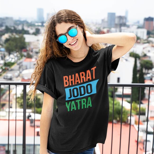 Bharat Jodo Yatra T Shirt Ashok_Kashmir Ashok Kumar Pandey