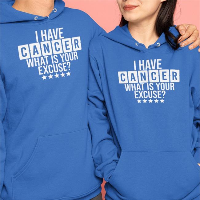 Weird Thrift Store Shirts I Have Cancer What Is Your Excure Tee Royal