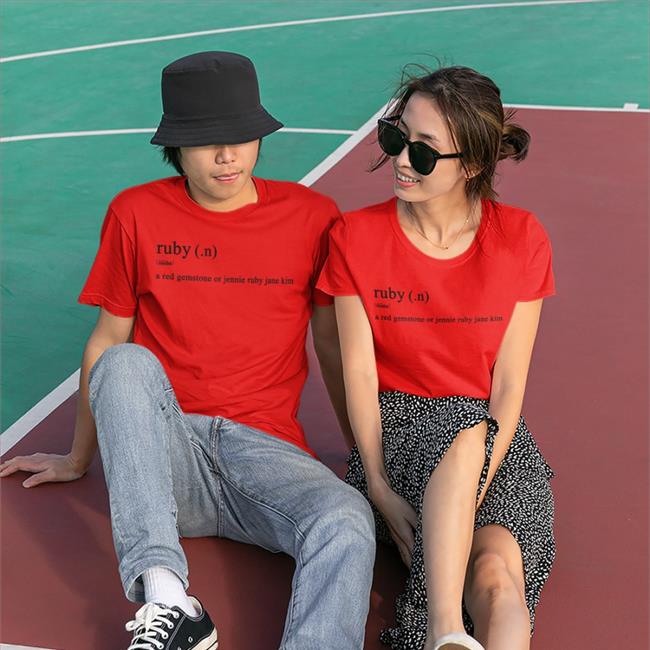 Lovesick Girl Ruby Roobe A Red Gemstone Or Jennie Ruby Jane Kim Shirt Blinkyy11