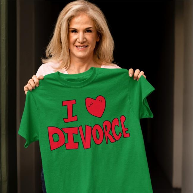I Love Divorce Shirt White