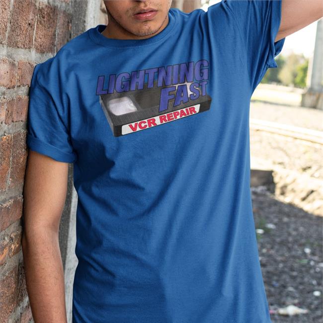 Lightning Fast Vcr Repair T Shirt