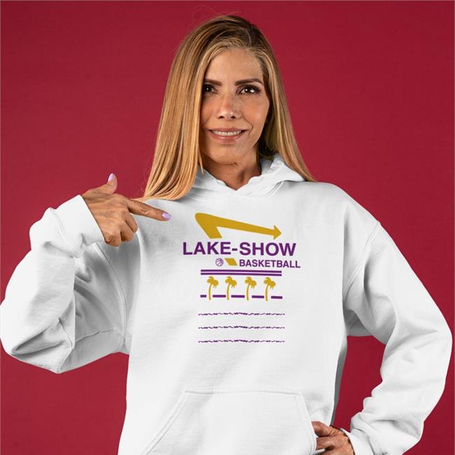 Goldenknightgfx Lake Show Basketball Funny Shirt White