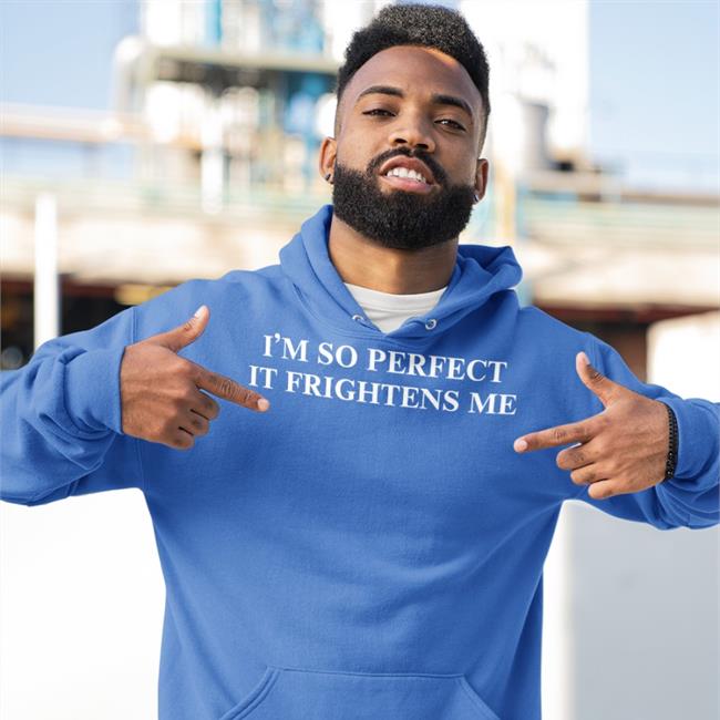 Shirts That Go Hard Store Shirts That Go Hard I'm So Perfect It Frightens Me Shirt