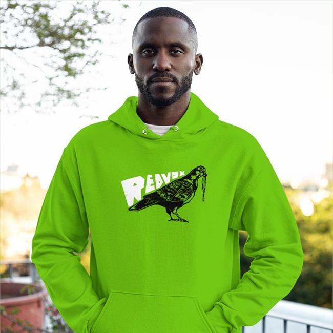 Redvox Band Shop Noodle Pigeon Hooded Sweatshirt Red Vox