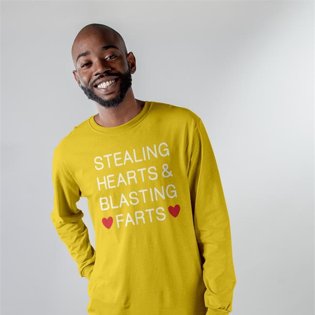 Shirts That Go Hard Stealing Hearts And Blasting Farts Shirt