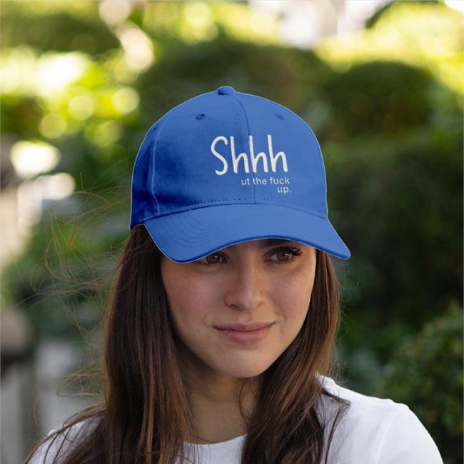 Shhhut The Fuck Up Cap Weird Thrift Store Shirts Black