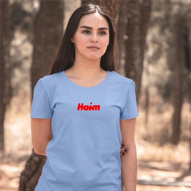 Maya In Wearing A Haim Tee