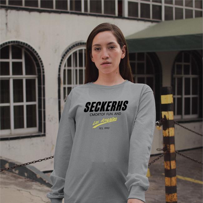 Goodshirts Skrau6 Seckerhs Cmortof Fun And Los Angeles Tes 1992 Shirt