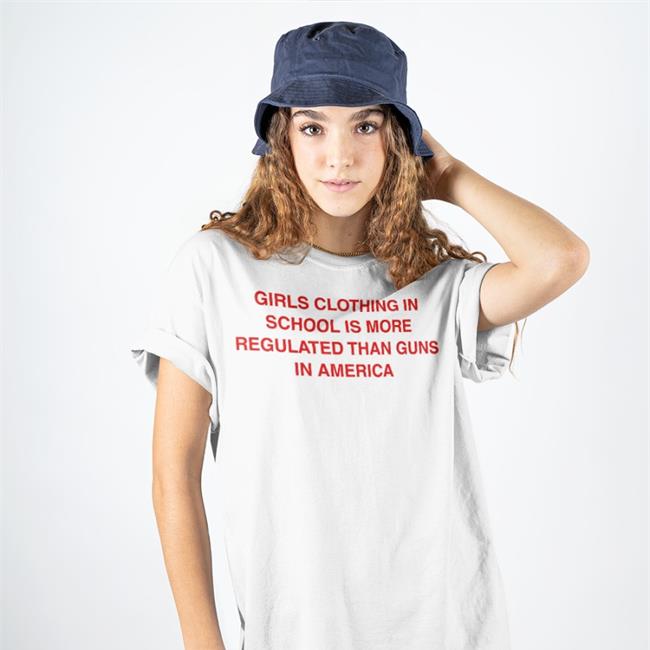 Cosmique Studio Merch Girls Clothing In School Is More Regulated Than Guns In America T Shirts Witches Vs Patriarchy