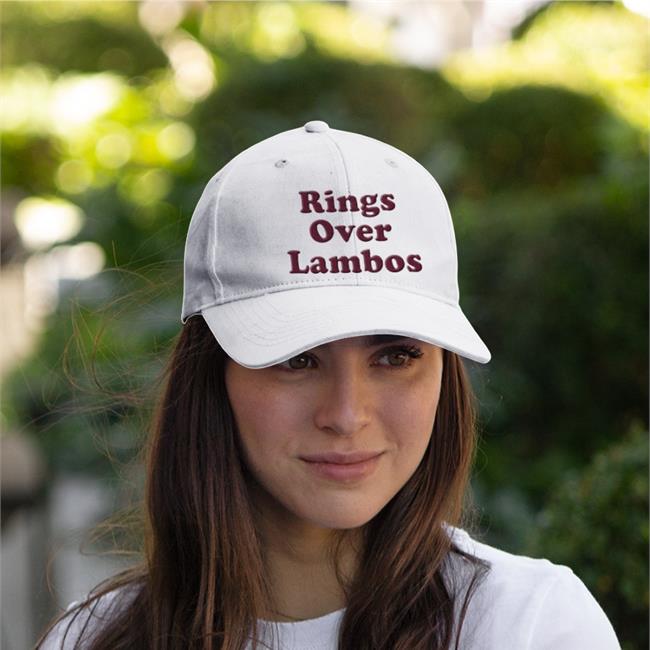 Rings Over Lambos T Shirt White