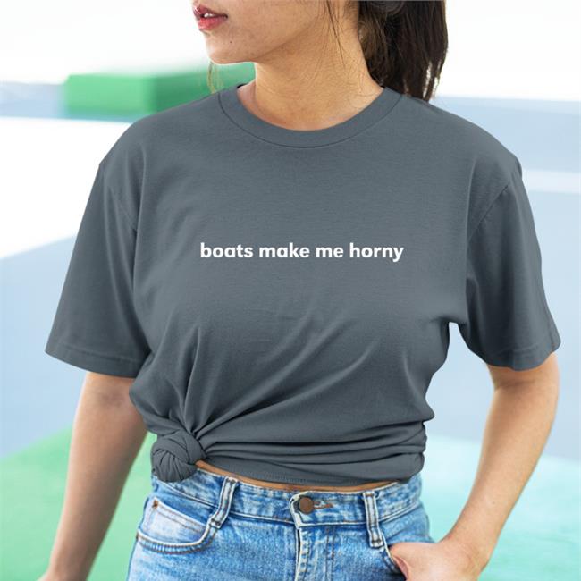 Sadie Crowell Merch Boats Make Me Horny Cap Sadie Crowell Merch Boats Make Me Horny Long Sleeve Tee Black