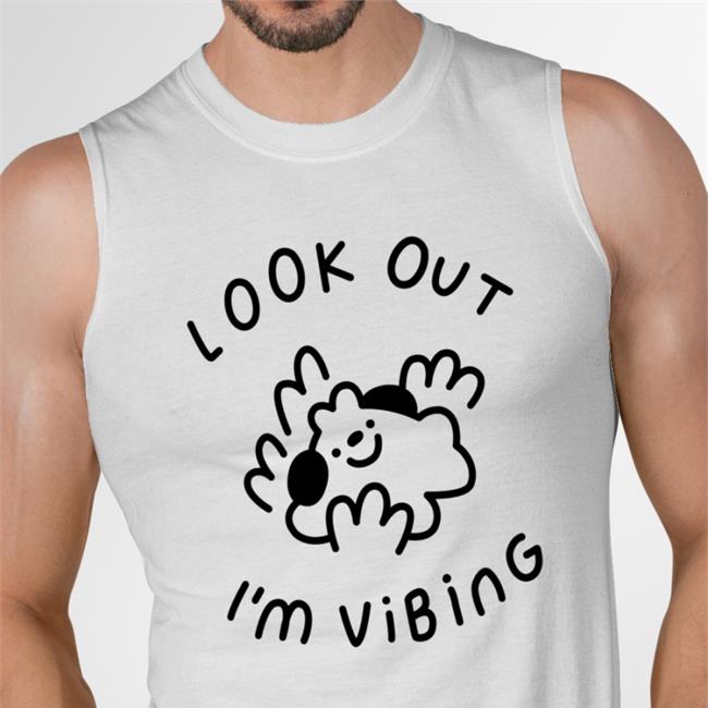 Hey Hey Momo Shop Merch Look Out I'm Vibing Shirt 2022 Offical Momo Draws