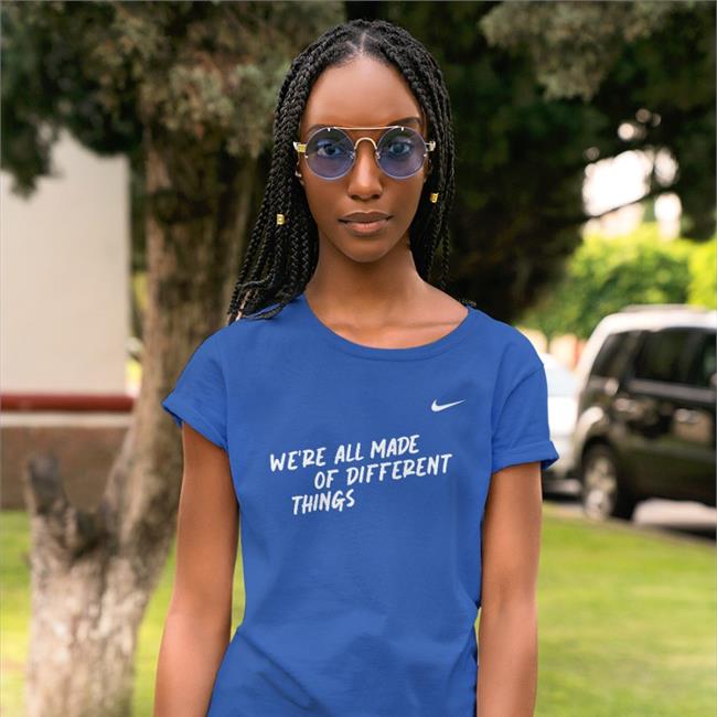 Ruffles We're All Made Of Different Things Offical Tee Shirt Royal