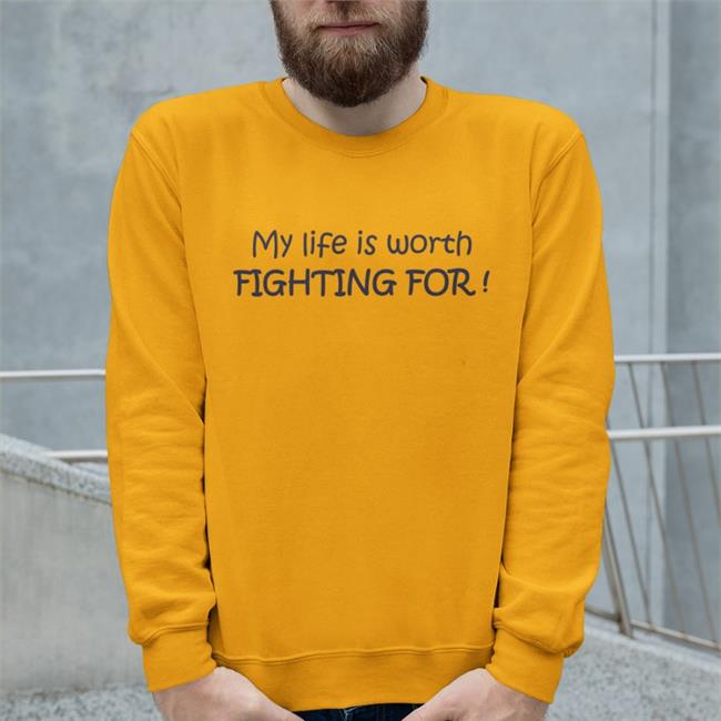 Team Neyland My Life Is Worth Fighting For Shirts Yellow TheRealDill1983