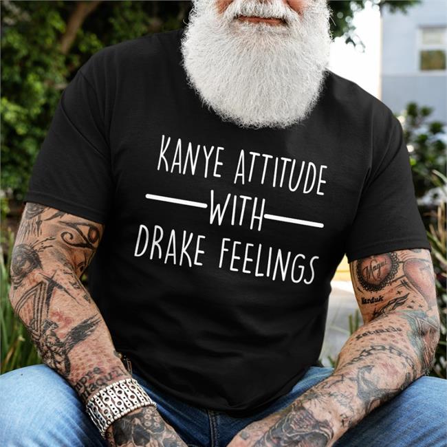 Shirts That Go Hard Kanye Attitude With Drake Feelings Cap Hat Red