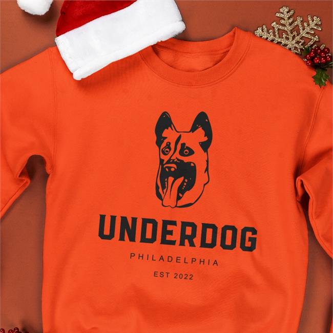 Jason Kelce Underdog Philadelphia Est 2022 Sweatshirt John Clark