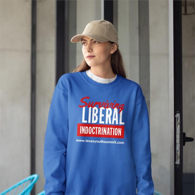 Surviving Liberal Indotrination Shirt Texasyouthsummit Patriottakes