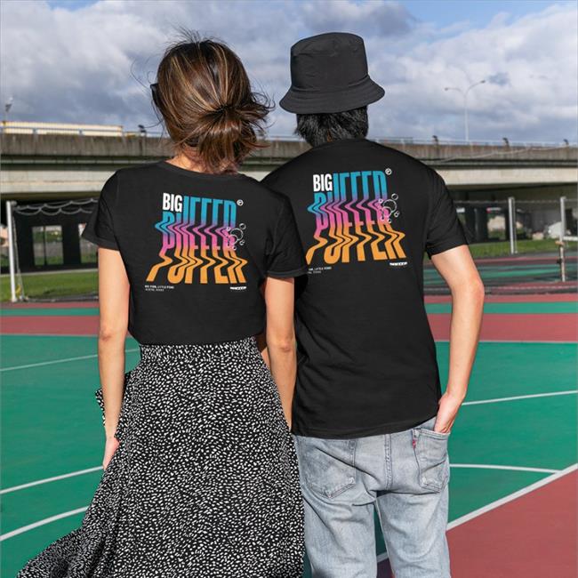 Bigpuffer Merch Big Puffer Wavy Big Fish Little Pond Austin Texas Cap Hat By Jailyn Black