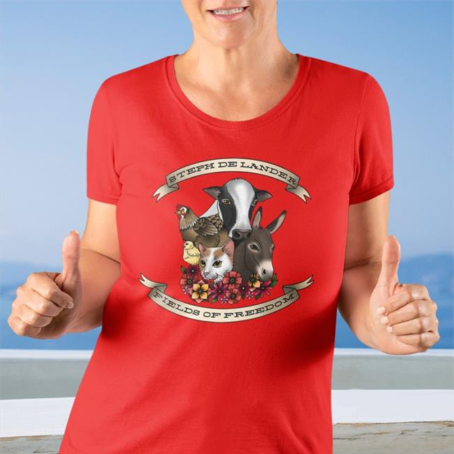 Pro Wrestling Tees Merch Steph De Lander Fields Of Freedom T Shirt