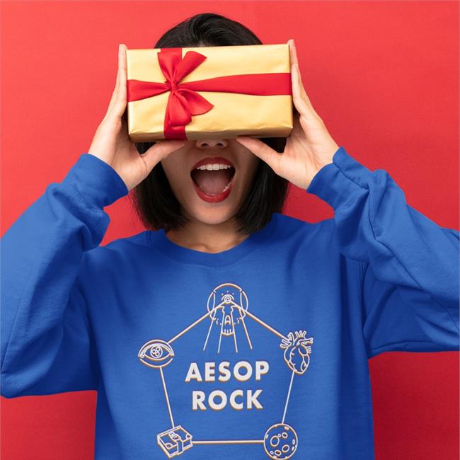 Funny Aesoprock Merch Aesop Rock Icons Shirt Black
