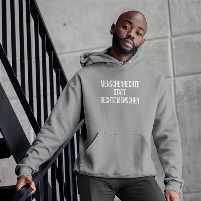 Menschenrechte Statt Rechte Menschen Hoodie