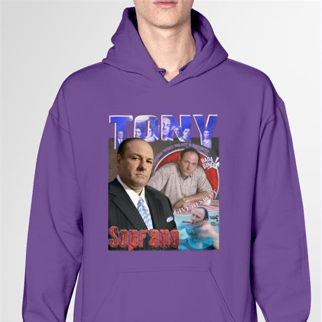 Sopranos Central Tony Soprano New Shirt Black