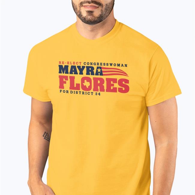 Angelina Tamez Re-Elect Congressman Mayra Flores For District 34 Sweatshirt