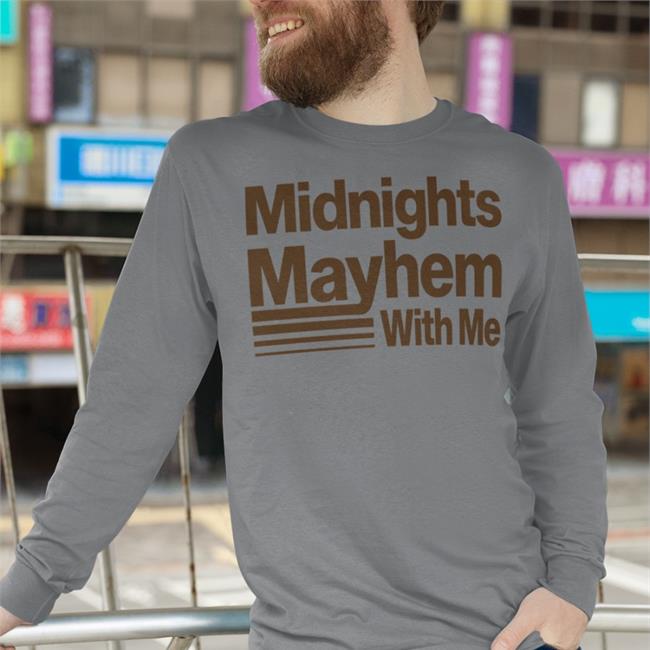 Bickybui White Midnights Mayhem With Me Shirt