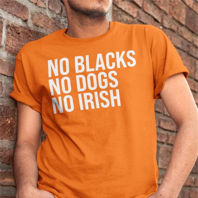 No Blacks No Dogs No Irish Hoodie Marci Phonix Wearing Hamilcar Kandekore