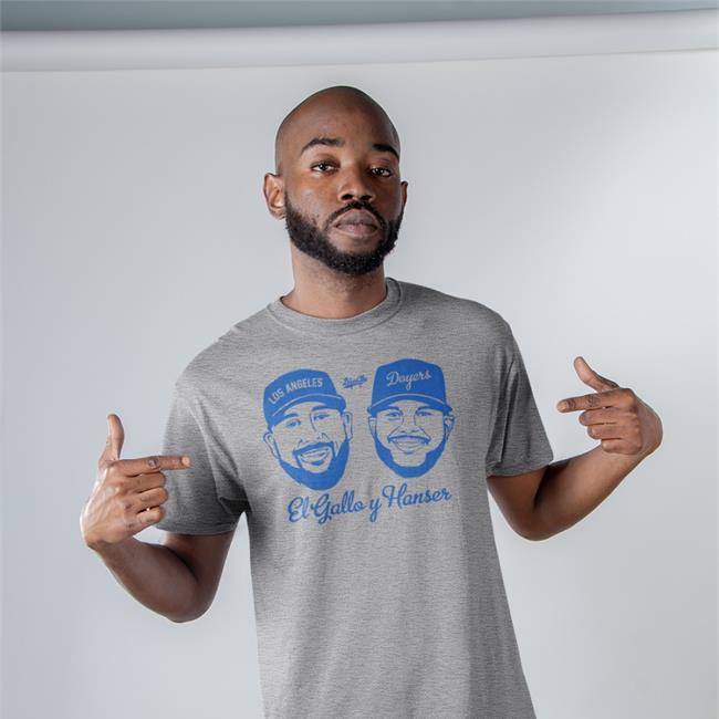 Dodgersbeat El Gallo Y Hanser Shirts Bleed Los Merchandise