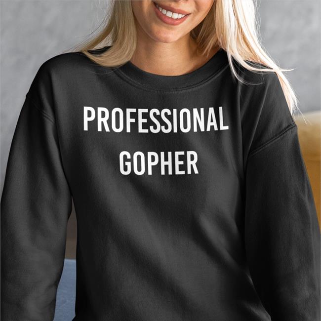 Professional Gopher T Shirt Ernholbert Erin Holbert